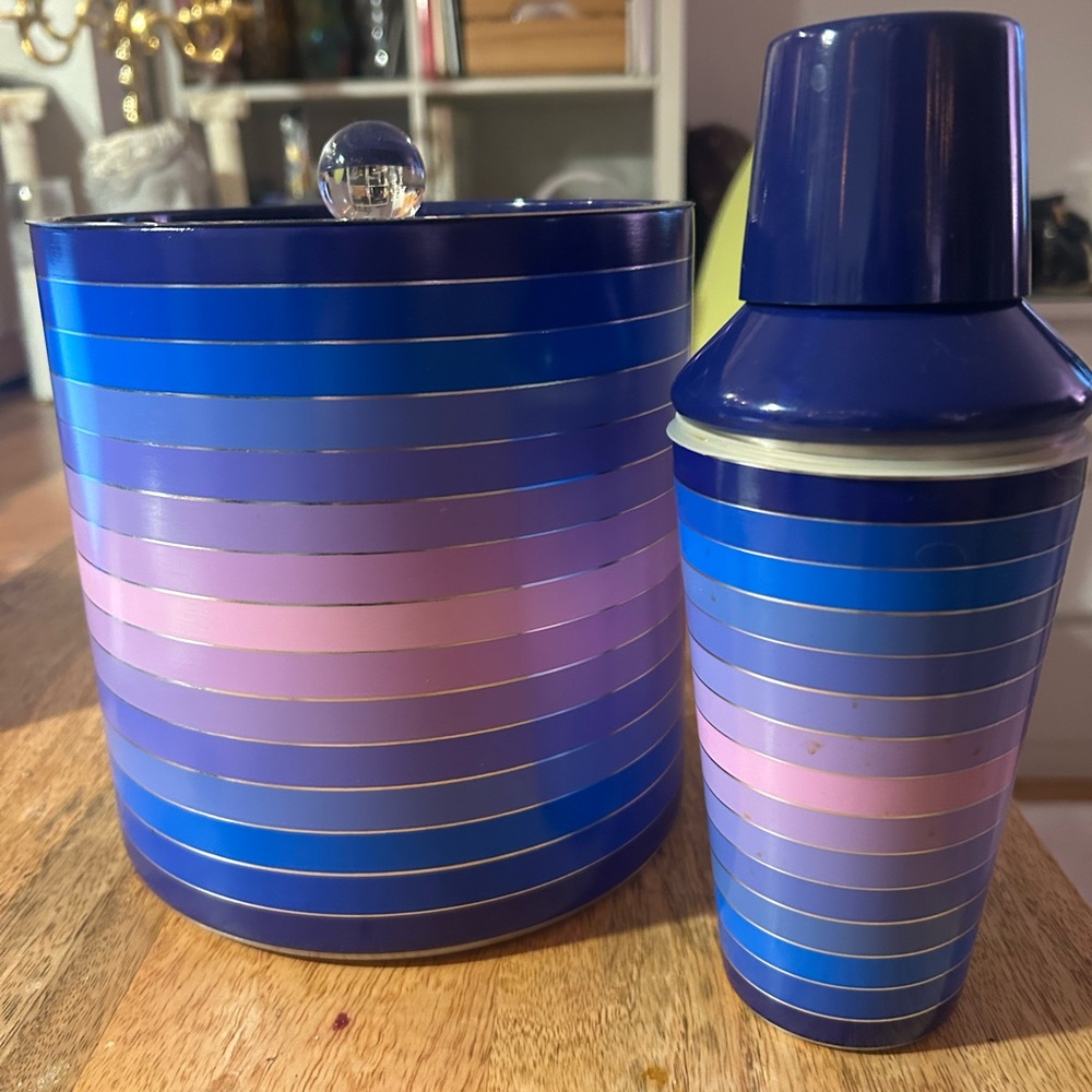 Jonathan Adler Ice Bucket and Cocktail Shaker NWOT